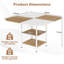 Metal Base Dining Table
