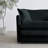 Comfortable And Stylish Chenille Two-Seater Sofa With Ottoman For Relaxing And Entertaining
