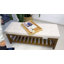 Banc de rangement rembourré de 113 cm (44,5 po) avec siège relevable et tablette à lattes-948143794