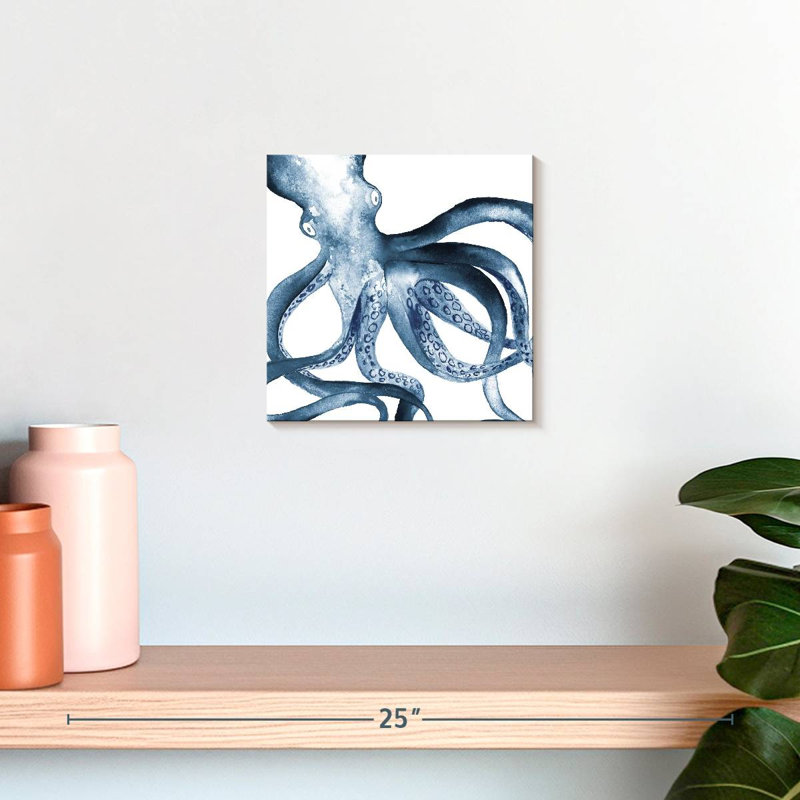 Brampt Octopus In The Blues, 10" H x 10" W