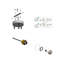 Alyissa Glass Semi Flush Mount