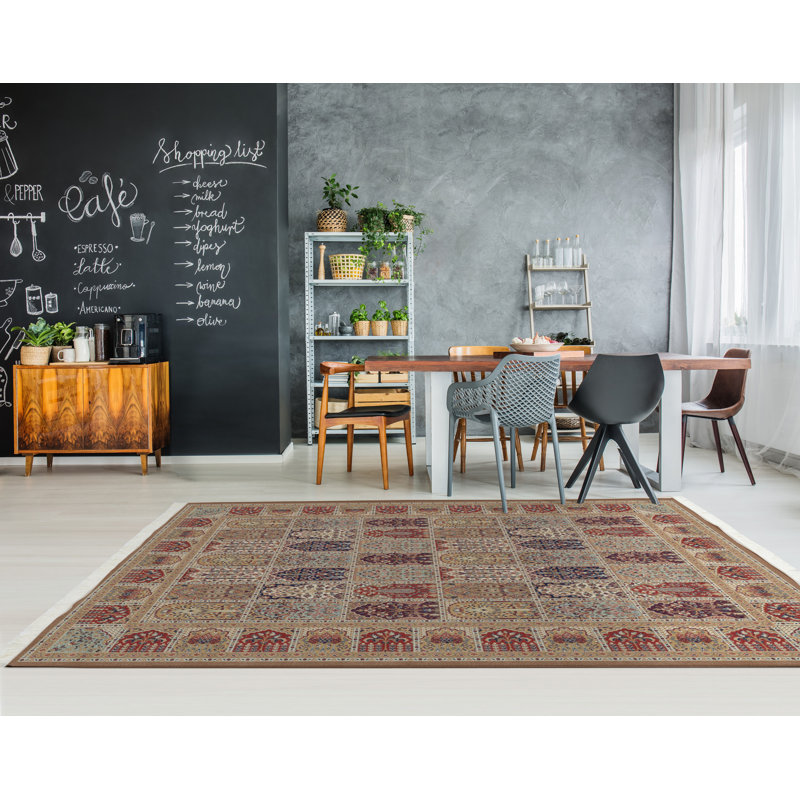 Clelie Oriental Viscose Area Rug, Rectangle 200 x 300cm