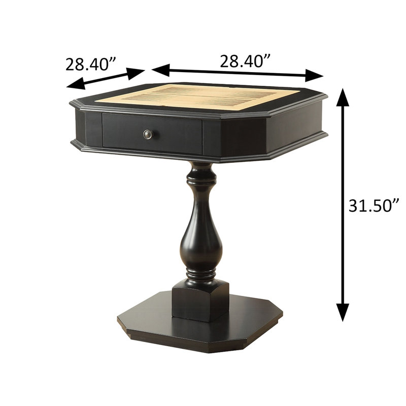 TABLE DE JEU DE 28,4 po, Black