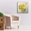«Yellow French Tulips» par Danhui Nai, art mural sur toile