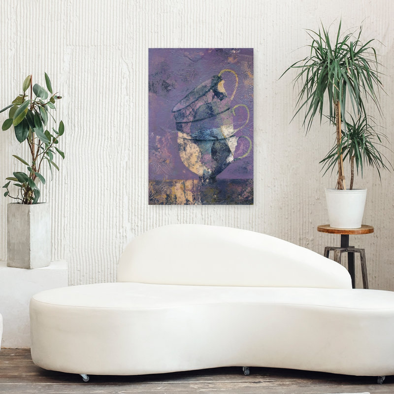 Art contemporain, art contemporain abstrait, H 36 po x l 24 po