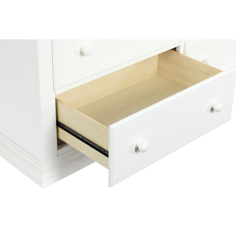 Commode 6 chambres en bois massif gris