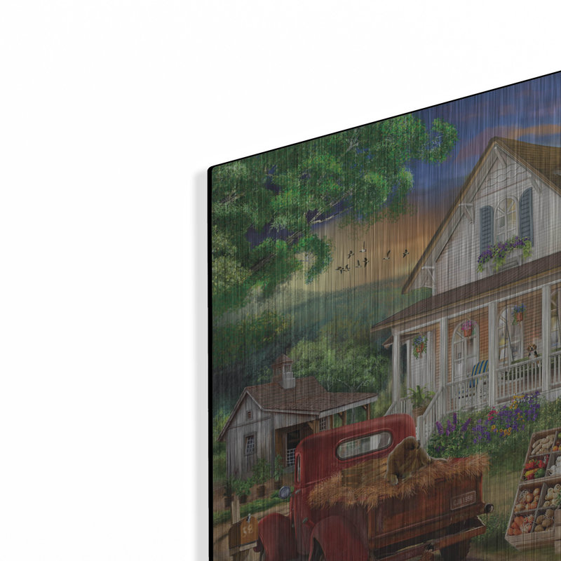 «Our Country Home» par Bigelow Illustration, H 12 po x l 16 po