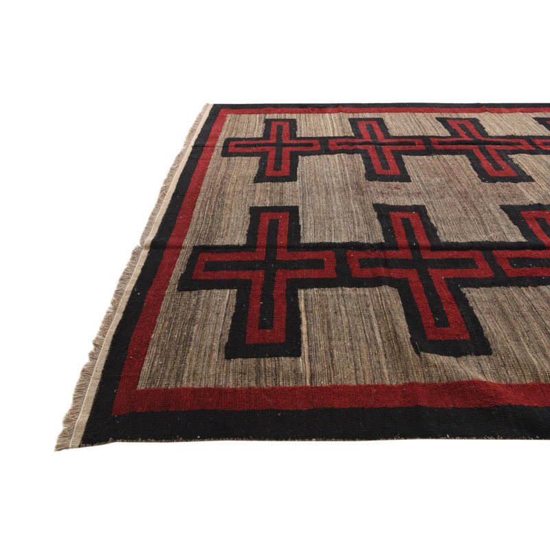 Tapis brun 10 x 13 Pham