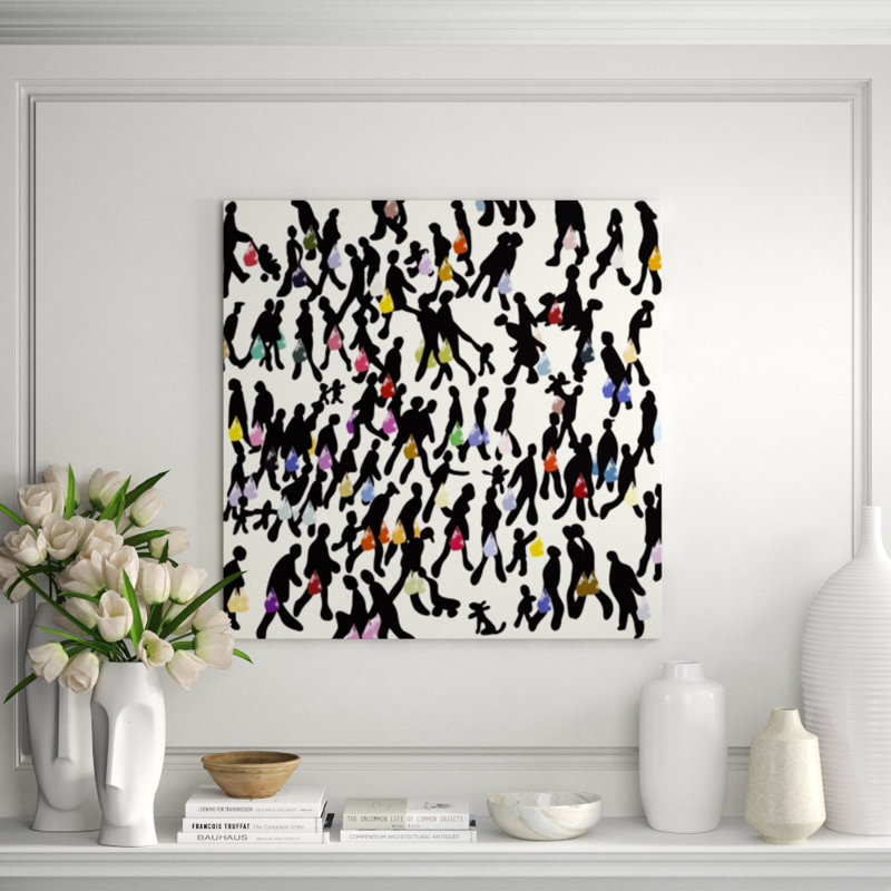 Plastic People Print by Gerry Baptist, 24" H x 24" W x 1.5" D, Plexi