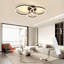 Black Dimmable Acrylic LED Flush Mount Ceiling Light-144259708-144297514