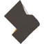 Sill Universal Universal pour panneaux de faux parement EverStone, l 48 po x P 2 po x H 2 po, couleur graphite-119687923