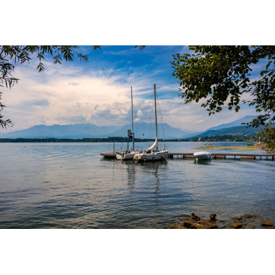Brandenburg Lake Viverone In Italy by Rglinsky - Wrapped Canvas Print