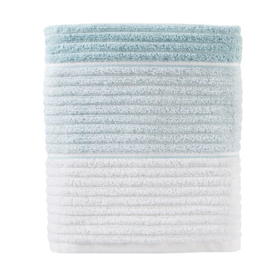 Kerley Cotton Plush Ribbed Bath Towel