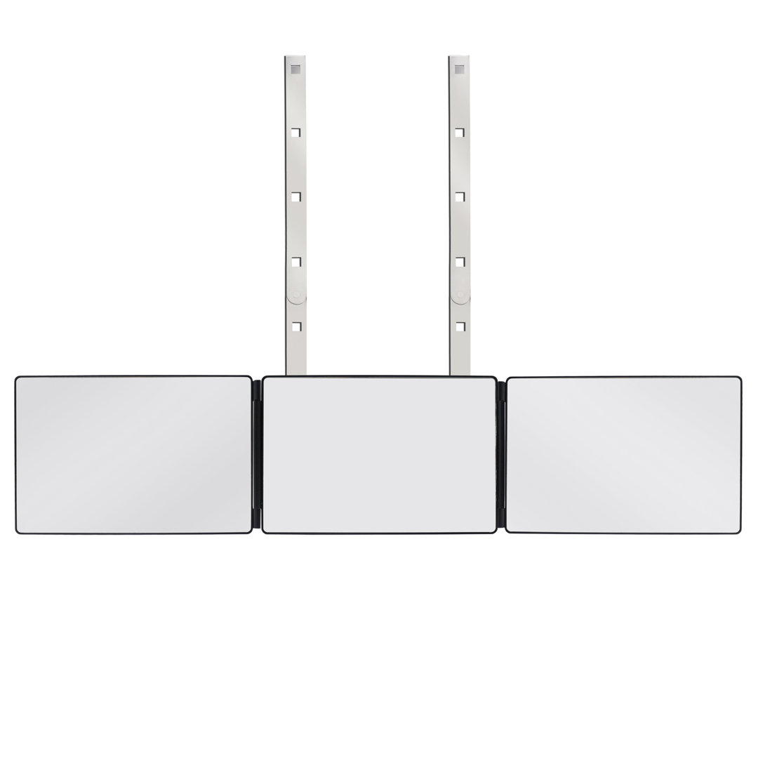 Onondaga Flat Wall Mirror with Hooks Ivy Bronx