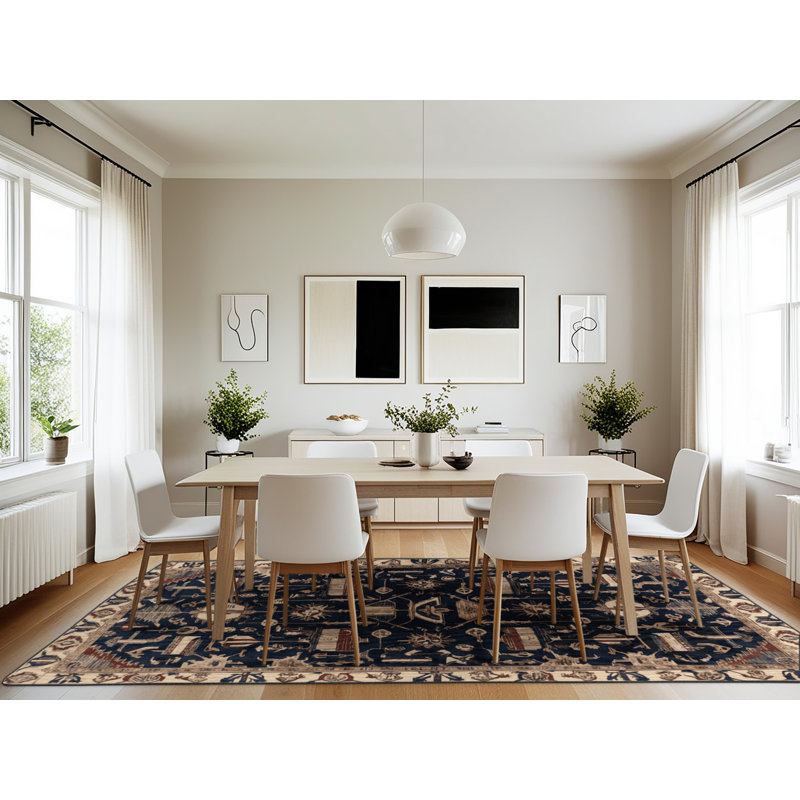 Machine Washable Turkish Gray Area Rug, Rectangle 7' x 10'