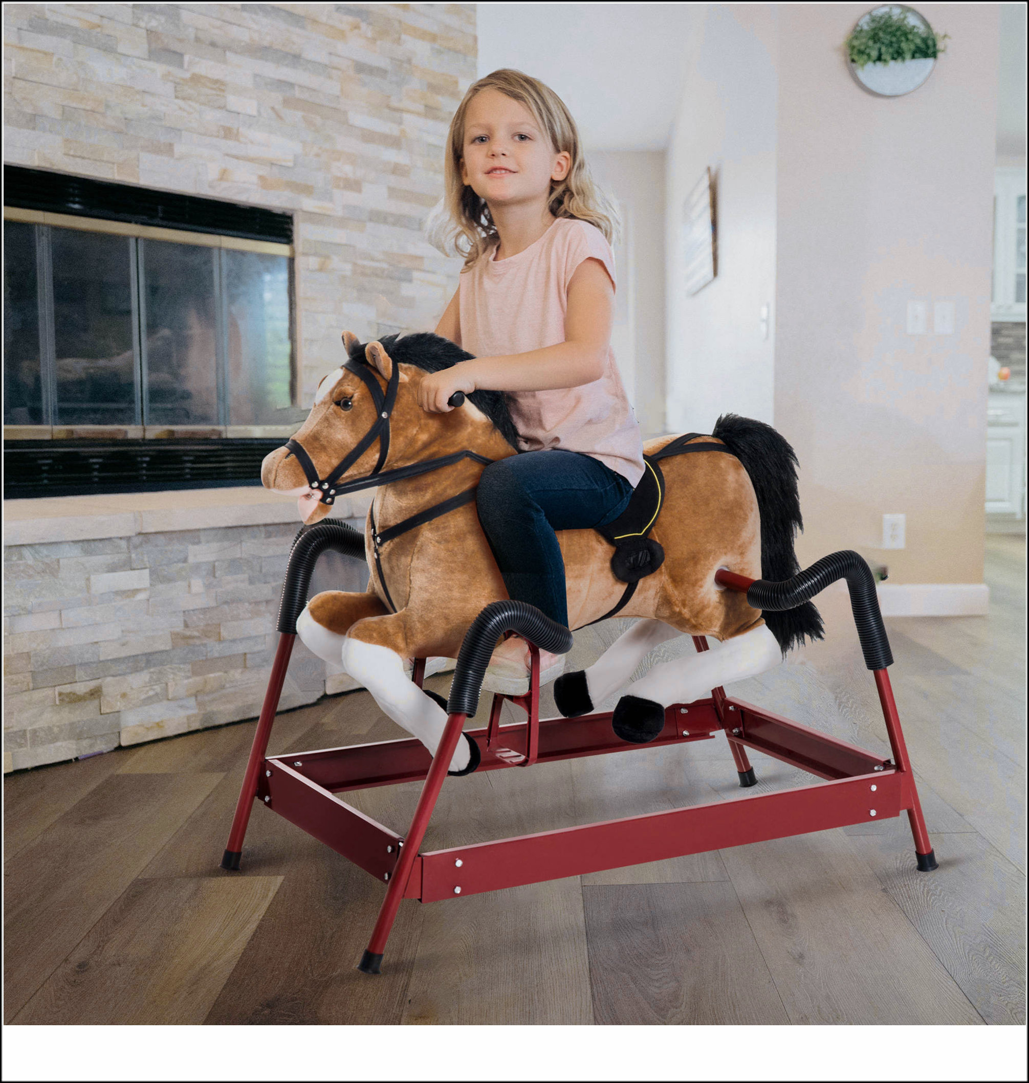 Ophelia & Co. Durable Toddlers Spring Rocking Horse, Bouncing Rocker ...