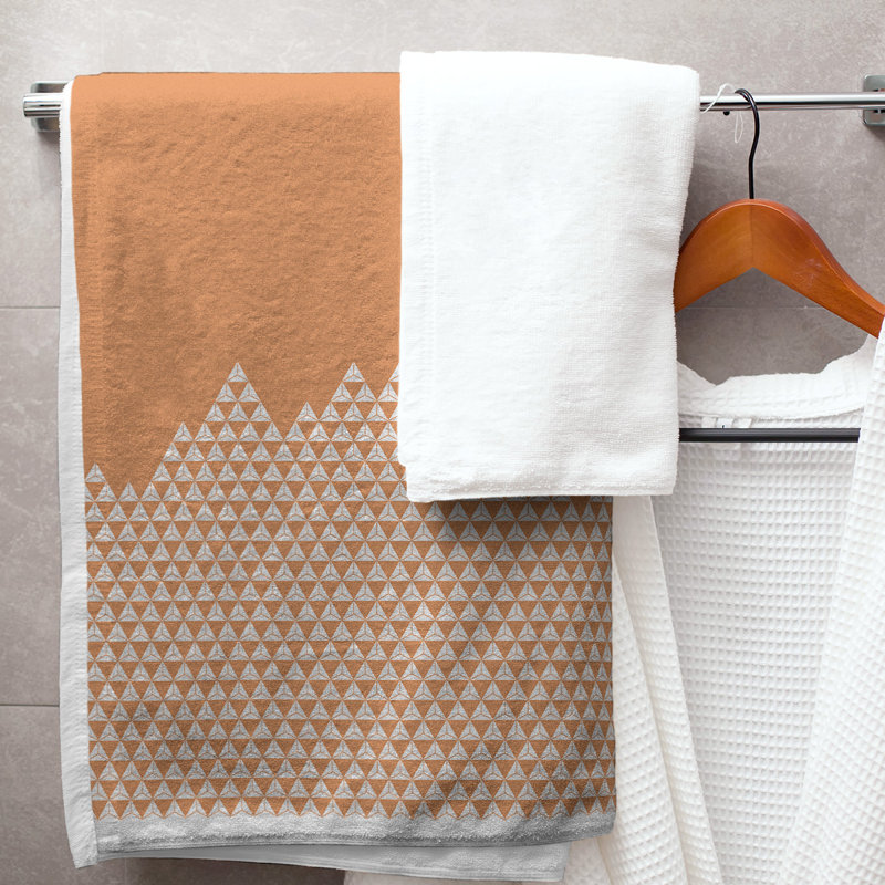 Serviette de bain Mountain, Orangé