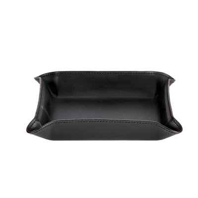 Graphic Image Valet Leather Catchall Tray, Leather