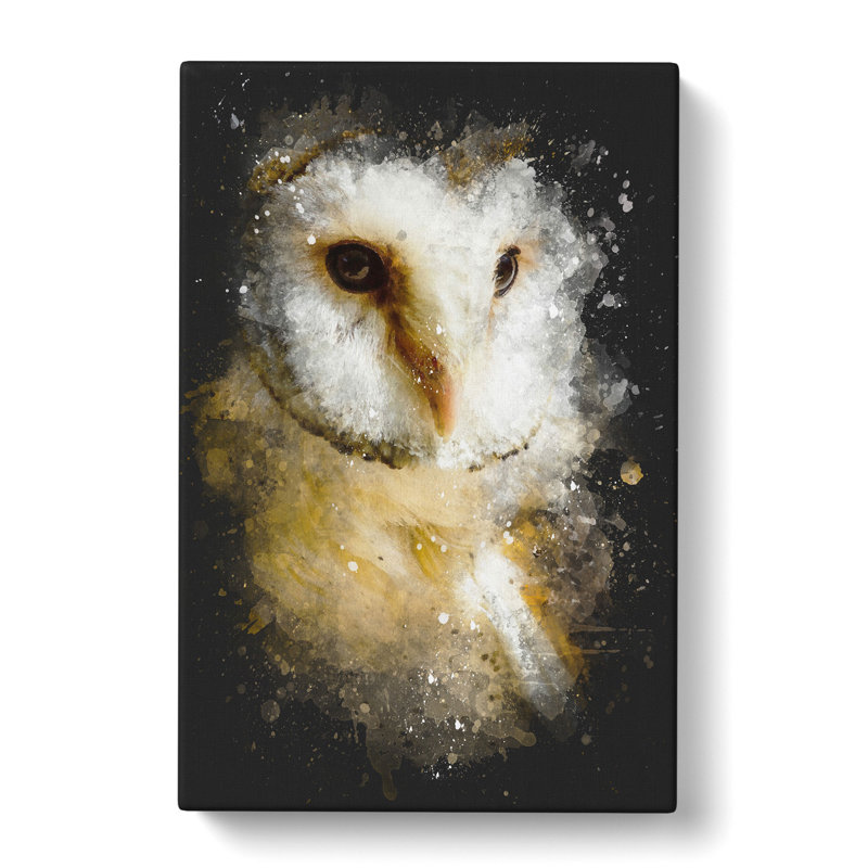 Barn Owl Vol.2 - Wrapped Canvas Print, 50cm H x 35cm W x 3cm D