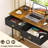 Small Writing Desk For Kids Bedroom, 31.5 Inch Computer Desk For Small Spaces, Simple Desk With 2 Fabric Drawers For Home Office, Dorm, Living Room, Home Study Table, Rustic Brown