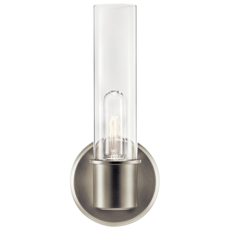 Jaheir Steel Armed Sconce, Nickel