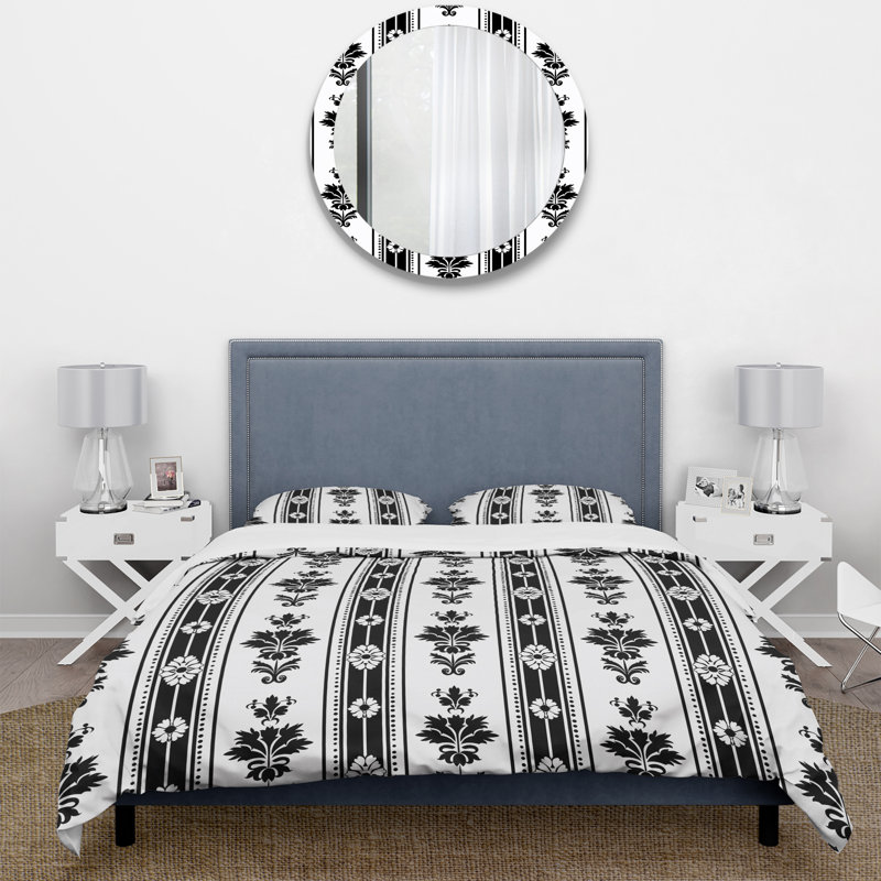 Ensemble de housse de couette Traditional, Housse de couette simple et deux taies décorative