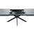 Grey Stone Rectangular Dining Table With Stretch Design, Black Relief, Iron Foot, + Metal, Storage, 165lbs Capacity, Seats 6 People Finish And Metal & Load Diners