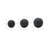 Decorative Objects & Statues for Home Decor - Black Orbs Sculpture for Kitchen or Living Room, 6"