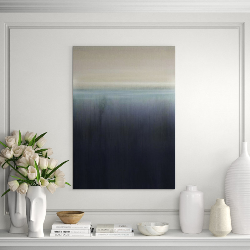 Blue Twilight Painting by James McAllen, Image Brush Gel, 56" H x 40" W