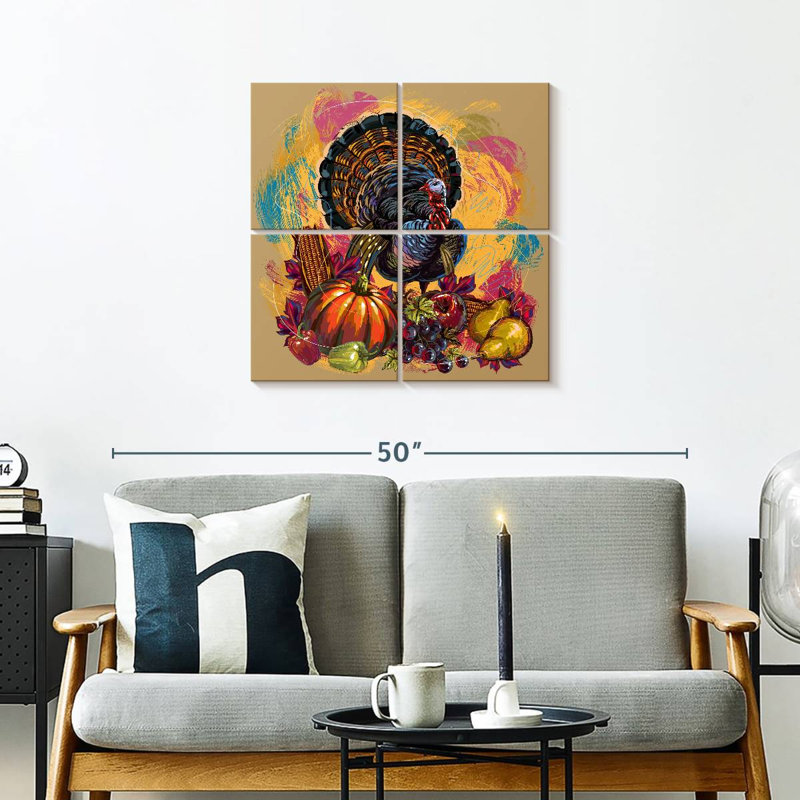 Lelend Thanksgiving Dinner Staples, 26" H x 26" W