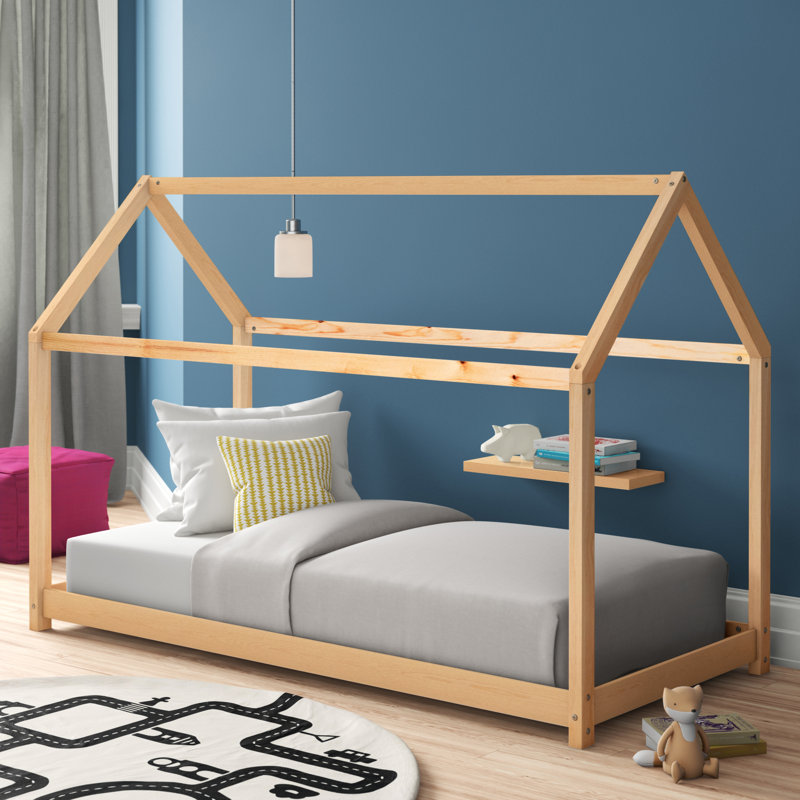 Mosley Single (3') Standard House Beds, Pine, Single (3'), Pocket Sprung