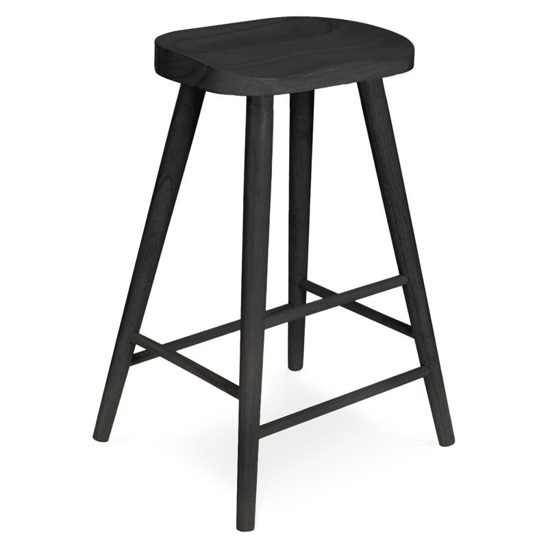 wash Bar Stool, Black