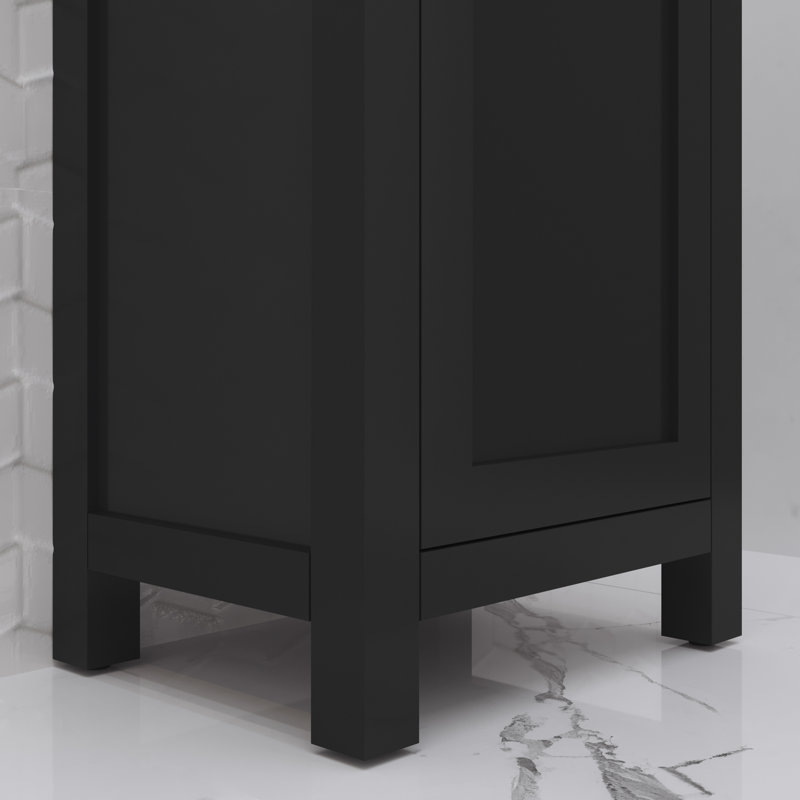 Ensemble de meuble-lavabo simple 18 po Caitlyn, Noir