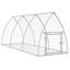 Cage à lapin argenté en acier galvanisé 41,3 po x 47,2 po-25361081
