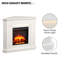 HOWICK FLAMME 96cm W Electric Fireplace-1943610999