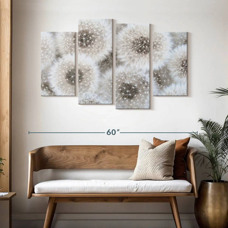 Harnek Delicate White Dandelions