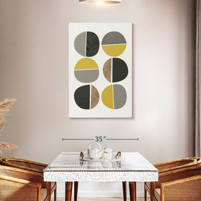 Cercles abstraits Avery Mid Century II