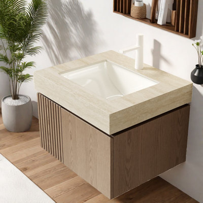 Les meubles-lavabos modernes (doivent inclure le meuble-lavabo et le lavabo) avec rangement, armoire en bois de 24 po pour petite salle de bain
