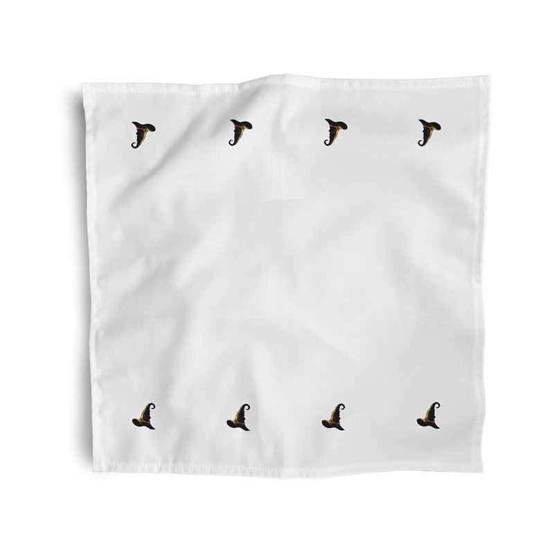 Morenci Polyester Traditional Napkins, White