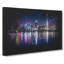 Reflections Of The Auckland Skyline - Wrapped Canvas-56648308