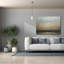  «Evening Landscape» par James Wiens, art mural sur toile, 54 po x 40 po
