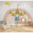Rainbow Castles Sleeping Sun Clouds Blue Heart Removable Wallpaper-621007929