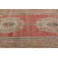 Grand tapis turc vintage en laine tissé à la main avec un motif géométrique rouge pour un décor bohémien