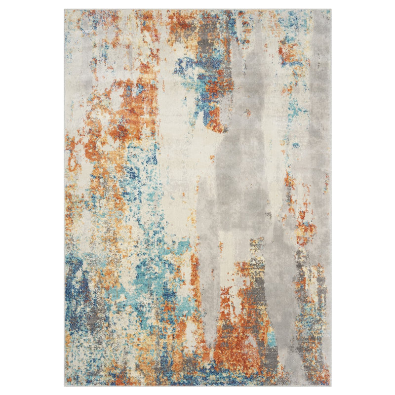 Elkhorn Abstract Indoor Rug, Rectangle 9' x 12'