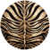 Poway Animal Print Dark Brown/Beige Area Rug