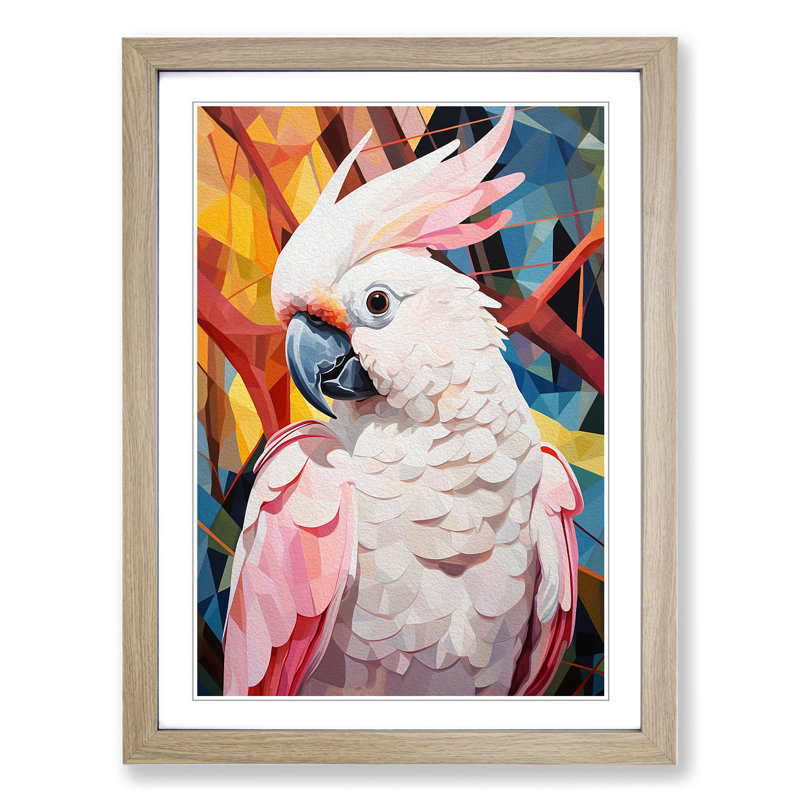 Single Picture Frame Print on Wood, Oak Framed, 34cm H x 25cm W