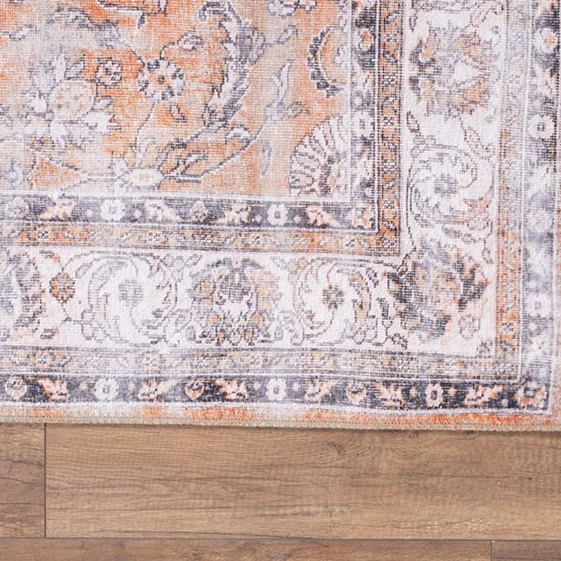 Premium Machine Washable Carpet, 4.6 x 6.2 Feet, 100% Polyester, 1850 g/m² | Pile Height: 0.2 Inches | Eco-Friendly Recycled Poly Cotton Underside | Perfect for Living Room, Bedroom, and High-Traffic Areas