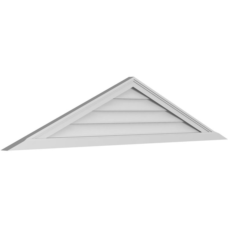 Ventilateur à pignon en uréthane non fonctionnel à fixation triangulaire brun clair 12/12, H 12,875 po x l 62 po x P 2 po
