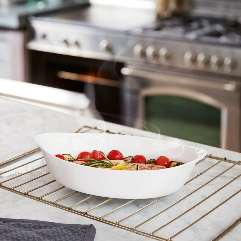 Luminarc Glass Platter, 7.4cm H x 21cm W x 33cm D