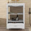Meuble-lavabo autoportant avec tablettes réglables Modern-116925760-116925754